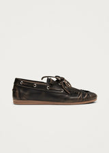 Rowan Brushed Brown Leather Loafers