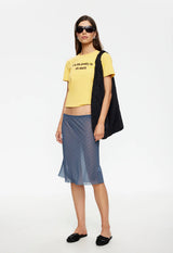 SHORELINE MIDI SKIRT - SMOKE CHECK