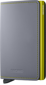 SLIMWALLET Matte Grey Lime