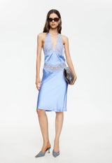 SOLANA MIDI DRESS - PERSIAN JEWEL