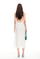 STARS ALIGN MIDI DRESS - CREAM