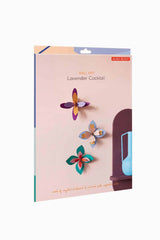 Small Wall Flowers - Lavender Cocktail - Set of 3