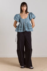 SUMMER JOY BLOUSE - TOMBOY CHECK