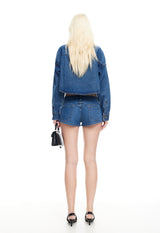 SUNDRENCHED SHORTS - MID WASH