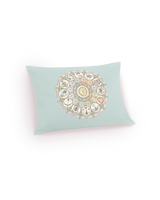 Satin Cushion Cover - Zodiac Blue