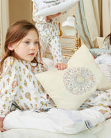 Satin Cushion Cover - Zodiac Yellow