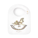 Satin bib - Rocking Horse