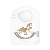 Satin bib - Rocking Horse