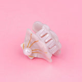 Scallop shell mini hair claw