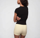 Seamless Waffle Tee - Black