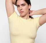 Seamless Waffle Tee - Buttercup