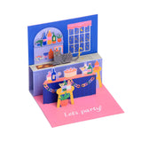 Sip Sip Horay Pop Up Greeting Card