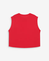 Sleeveless oversized modal T-shirt fuchsia Rimbaud