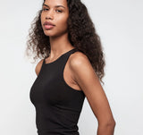 Smooth Tank Top - Black