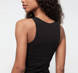 Smooth Tank Top - Black