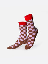 Socks, Adults, Choco Blocks