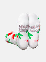 Radish Flat Socks