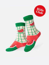 Socks, Kids, Fresh Melon