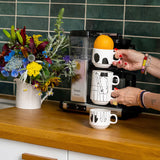 Stackable Mugs Naked Couple Back (Set 4)