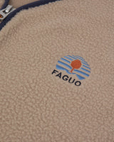 TEILLAY POLAR KNIT - BEIGE/BLUE