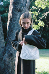 THE FOUNTAIN CROCHET BAG - DOVE