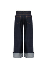 TOP MODEL CUFFED JEAN - DARK DENIM