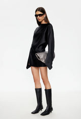 TOUCH MINI DRESS - NOIR
