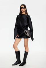 TOUCH MINI DRESS - NOIR