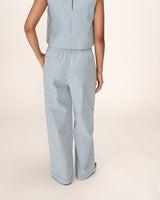 TROUSERS BLEU PATINE