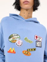 The Perfect Patch LS T-shirt : Off-Blue