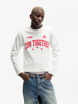 Together Again LS T-shirt - Off-White