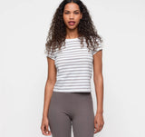 True Heavy Mini Tee - Steamy Stripe