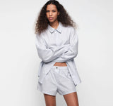 True Poplin Boxer Shorts - Bubble Bath Stripes