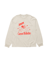 Under Your Love Spell LS T-shirt : Melange Grey