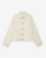 Boxy long-sleeve denim jacket ecru Vinnie