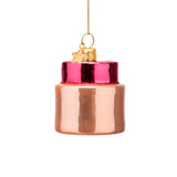 VONDELS Ornament glass pink day cream H5cm