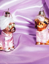 VONDELS Ornament glass selfcare dog H9cm