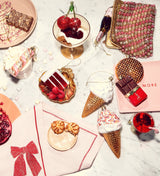 VONDELS Ornament glass dark brown chocolate bar H9cm