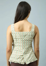 VINTAGE ROSE TOP - OAT