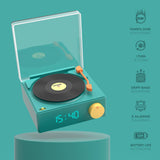 MOB VS-80 RETRO SPEAKER CLOCK - BLUE