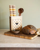 Vase Book Espresso Martini Dolomite Brwn 16x6.3x20