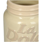 Vase La Dolce Vita Dolomite Beige 11x11x18cm