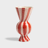 Vase rhombic red