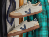 Veja Volley Leather White Nautico Bark