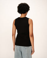 WAISTCOAT NOIR PANAMA