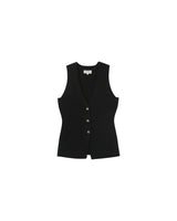 WAISTCOAT NOIR PANAMA