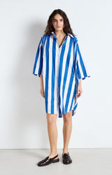 WOMEN'S DRESS OOZY - RAYURES OLYMPI