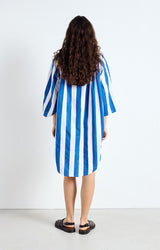 WOMEN'S DRESS OOZY - RAYURES OLYMPI