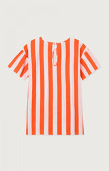 WOMEN'S DRESS OOZY - RAYURES ORANG