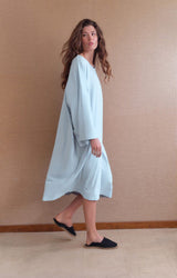 WOMEN'S DRESS PYMAZ - VINTAGE BABY BLUE